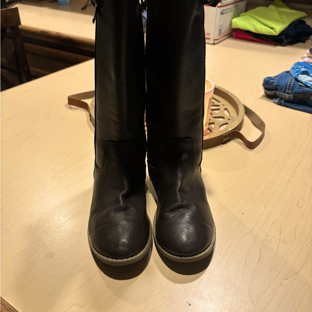 Gap Little girls dark brown riding boots-great condition